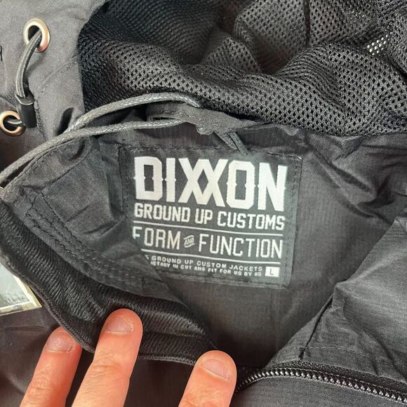 Dixxon Flannel Co Hooded Camo Windbreaker Jacket Men's L Full Zip NWT - Picture 5 of 10